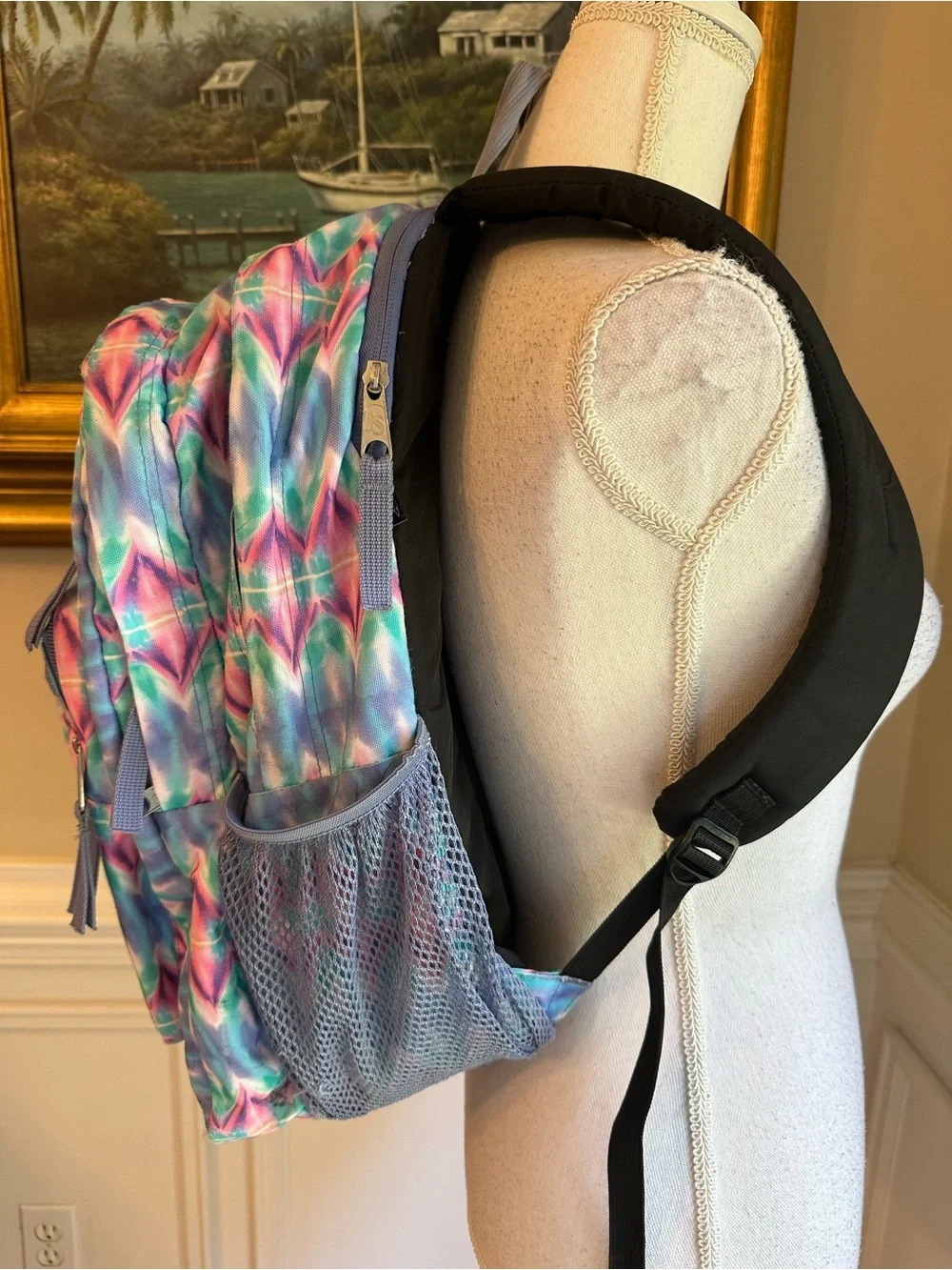 JANSPORT Tie Dye Print Big Student Backpack
